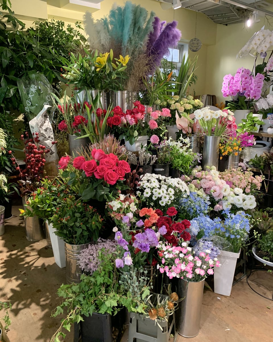 花マルシェ店舗内