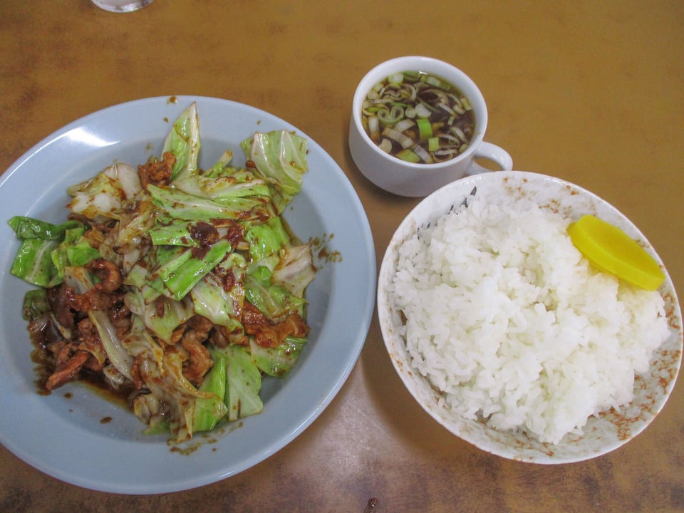 回鍋肉定食